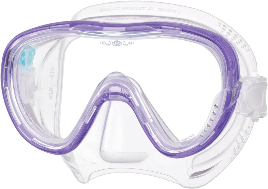 Tusa Tina tauchmaske - Zirkone Taucherbrille schnorchelmaske damen Purple Quartz, Purple Quartz