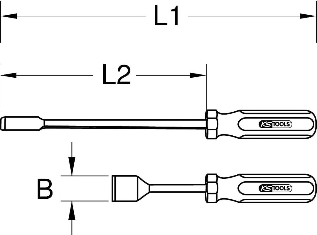 KS Tools 907.2222 Dichtungsschaber, 25x200mm, Variante