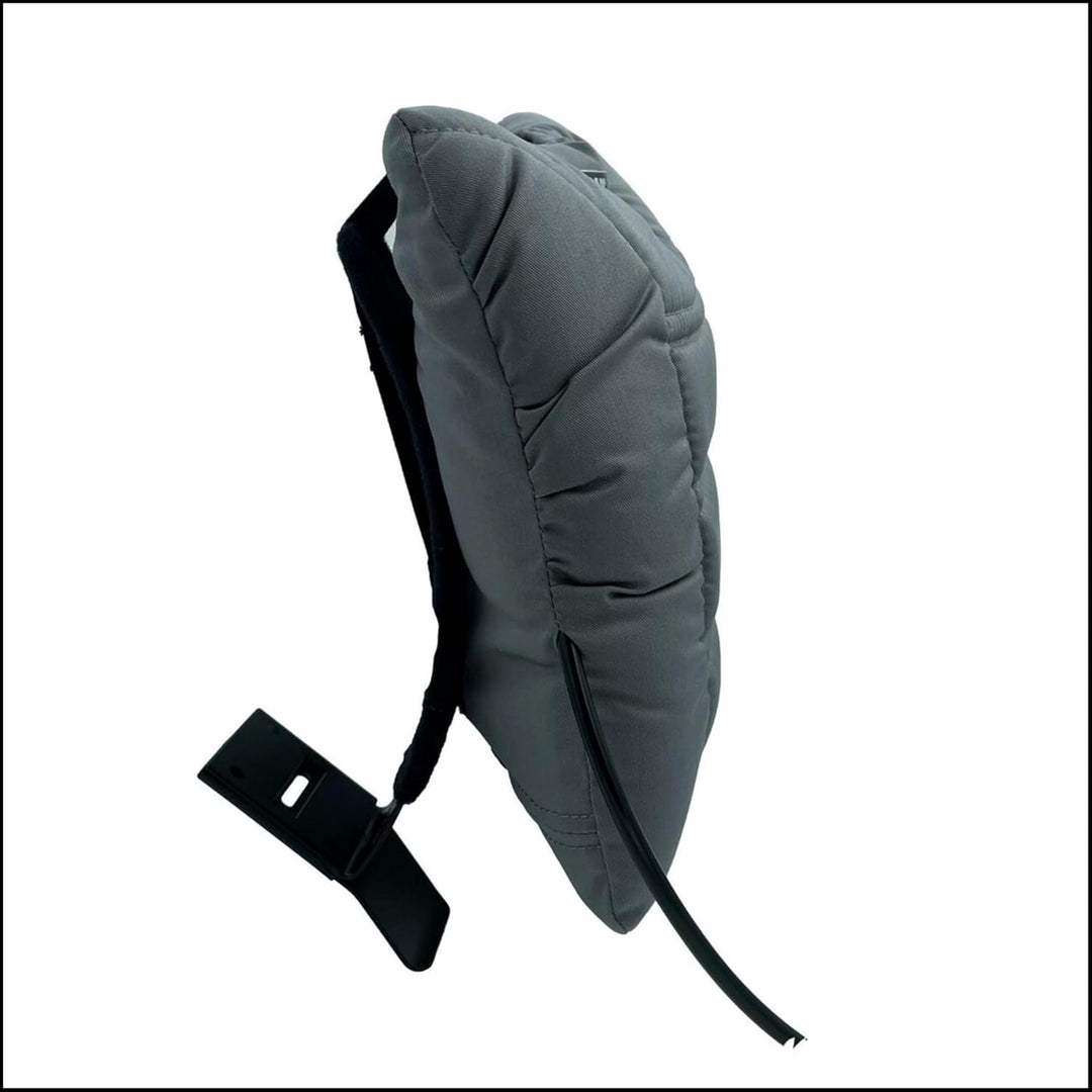 Sitback Air Universales Rückenstützkissen Stoff Grau, Stoff Grau