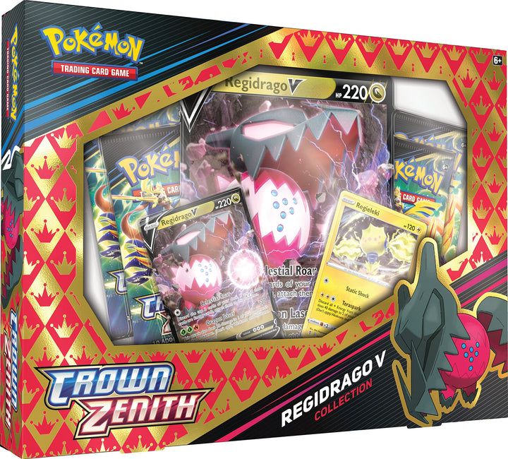 Pokémon Regidrago V Crown Zenith Kollektion Einzelbett, Einzelbett