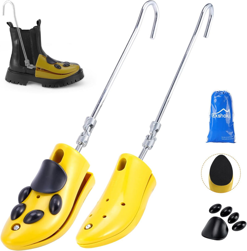 Exshoiu Schuhspanner, Schuhdehner für Stiefel, 1 Paar Schuhdehner Schuhweiter Stiefeletten, Verstell