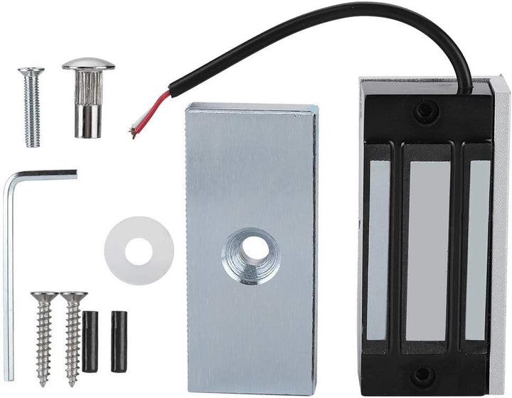 Mini Elektromagnetische Magnetische Türschloss, 60 KG Power on Lock DC24V Zugangskontrolle Magnetven