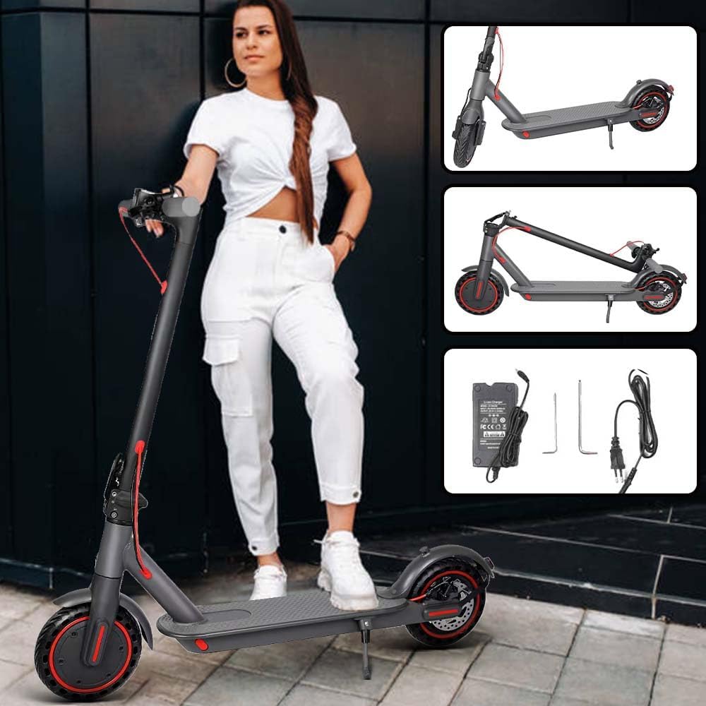 PLAYBIK E-Scooter 8.5 Zoll Elektroroller für Erwachsene mit App-Funktion, Faltbarer e Roller, 20-30k