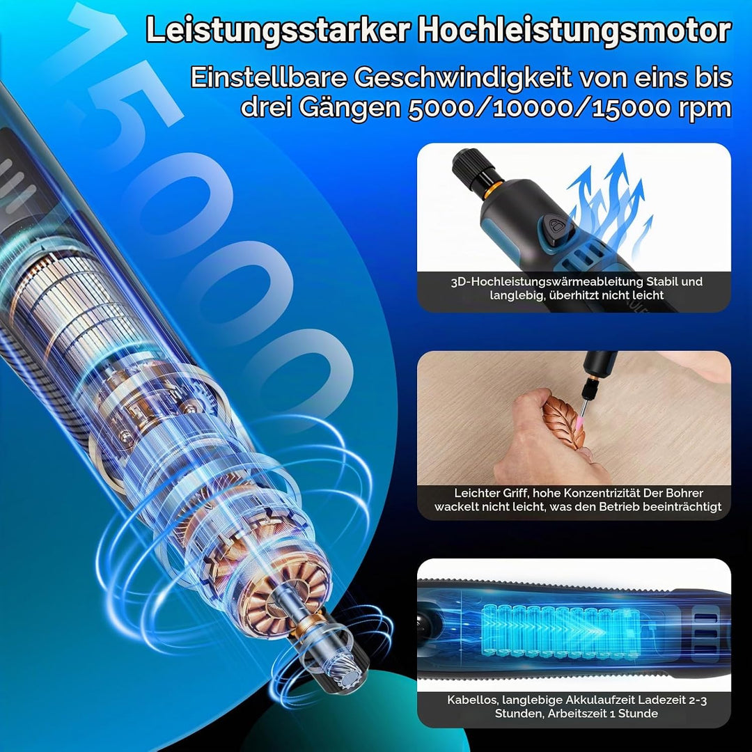 Akku Multifunktionswerkzeug Rotationswerkzeuge Multifunktionswerkzeuge Polierwerkzeug, Gravierstift