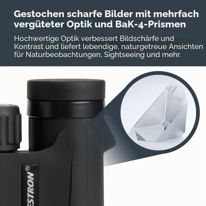 Celestron 71341 Outland X 10x25 Compact Roof Prism Binoculars, Black Outland X 10 x 25 Compact Roof