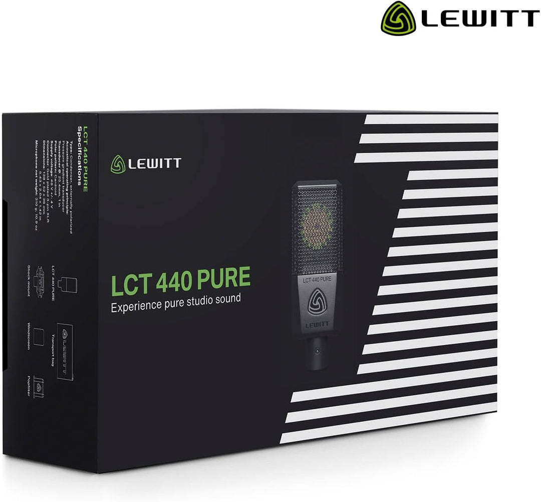 LCT 440 Pure - XLR-Kondensatormikrofon mit 1" Kapsel - Ideal für Gesang, Instrumente, Podcasting & S