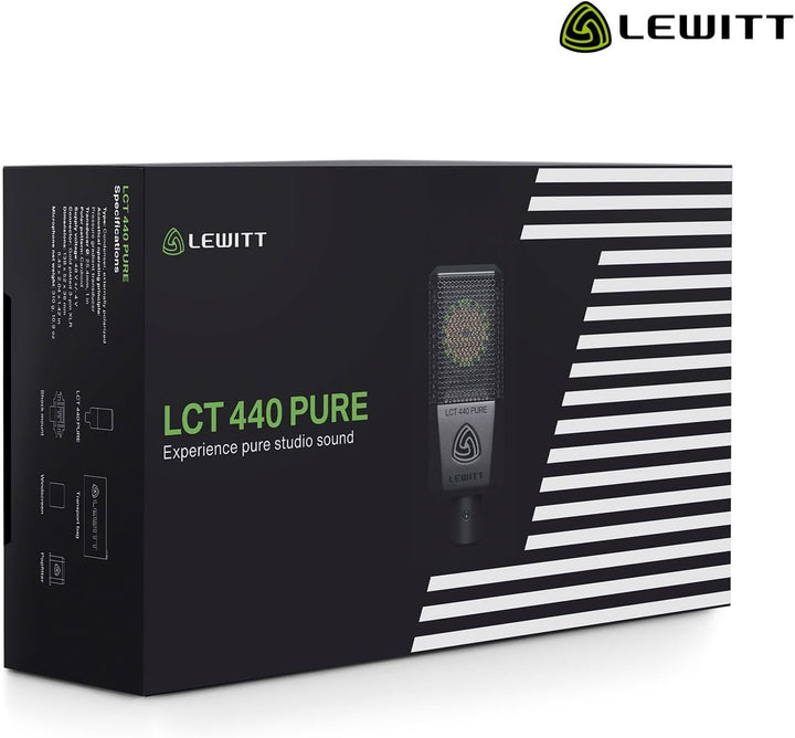 LCT 440 Pure - XLR-Kondensatormikrofon mit 1" Kapsel - Ideal für Gesang, Instrumente, Podcasting & S