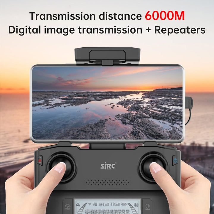 X-Verse SJRC F11S 4K PRO+ Drohne mit Kameras 4K HD EIS, 6KM Kontrollabstand, 2 Achsen Gimbal, Profes