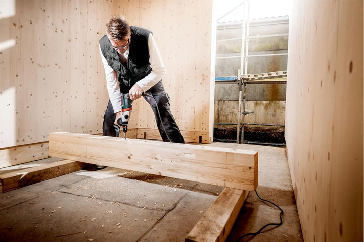 metabo Bohrmaschine BEV 1300-2, 1300W 2-Gang Bohrer für Holz &amp; Stahl | Netzbetriebene Schlagbohrmasc