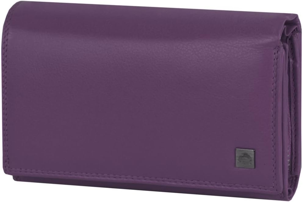 Greenburry Spongy Geldbörse Leder 15,5 cm, Purple, one size