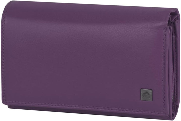 Greenburry Spongy Geldbörse Leder 15,5 cm, Purple, one size