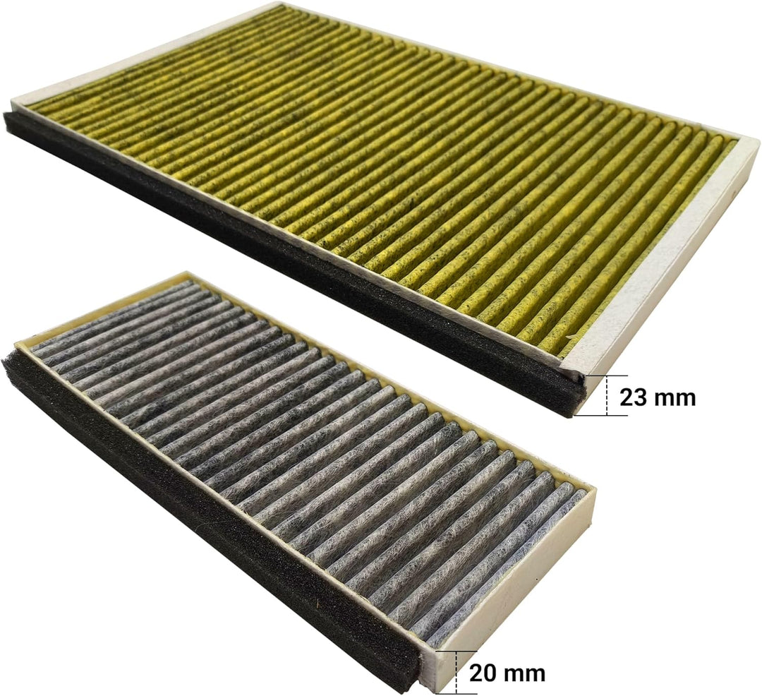 VIOKS Aktivkohlefilter 2er Set Ersatz für Bosch Siеmens Neff Constructa 11041790 11018700 DWZ0AK0A0