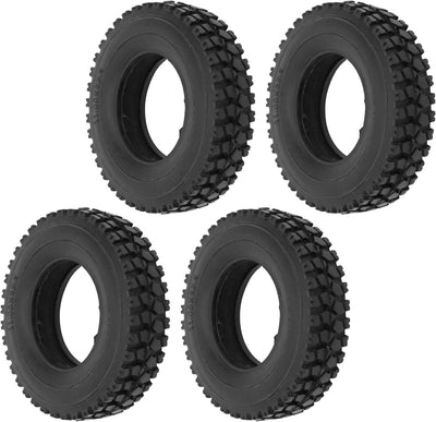 VGEBY RC Autoreifen, Crushed Stone Strukturierte Reifen 20mm 4Pcs für 1:14 T Amiya Tractor Truck