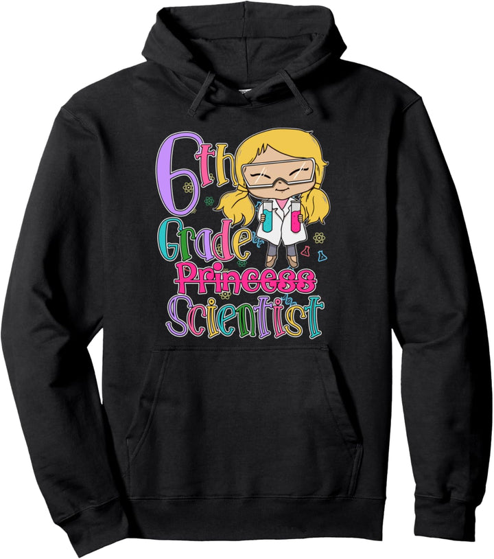 6. Klasse Wissenschaftler Mädchen STEM Schule Lehrer Wissenschaft Pullover Hoodie