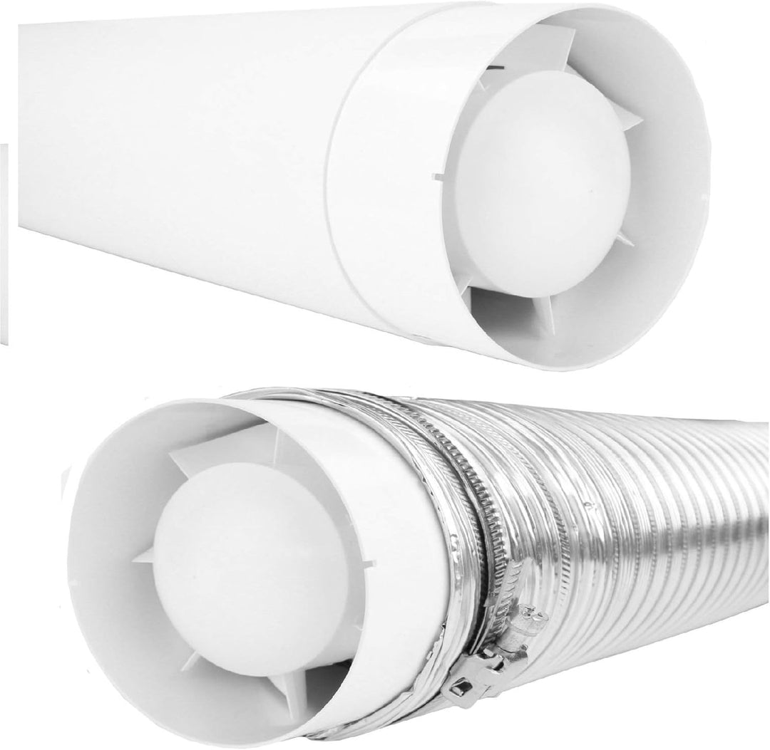 Rohrlüfter Rohrventilator Ventilator Gebläse Kanallüfter 100 mm 125 mm Rohreinschub Badlüfter - MKK®