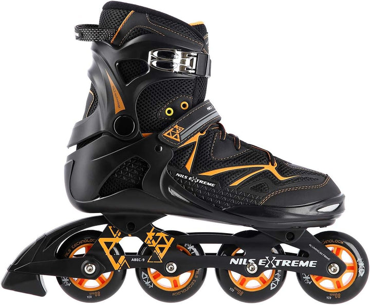 Nils Extreme Inliner für Herren und Damen - Inline Skates - ABEC9 Kugellager – Rollschuhe Erwachsene