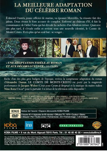 Le comte de monte-cristo [FR Import], DVD