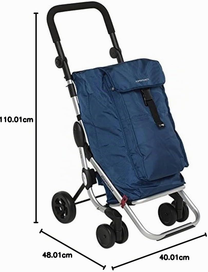 Foppapedretti „Go Up“-Einkaufsroller Blu (Navy)