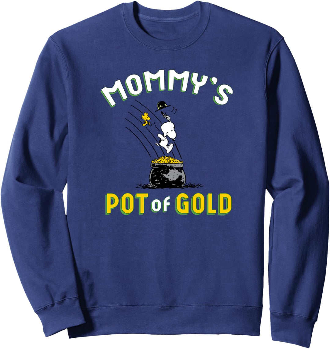Peanuts St Patrick's Day Snoopy Topf voll Gold Sweatshirt