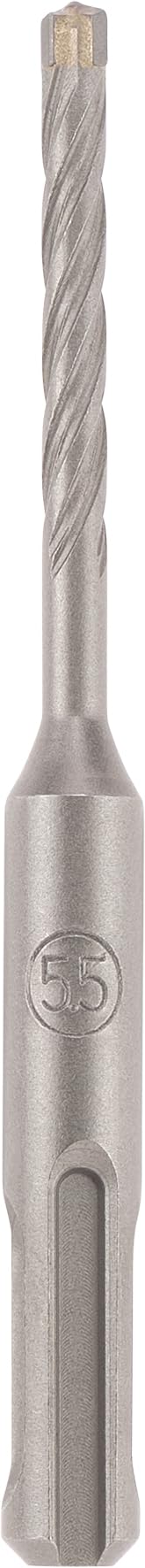 kwb HB4X SDS Plus Hammerbohrer, 110 mm, Ø 5,5 mm (Hartmetall-Platte, Vier Schneiden, Zentrierspitze,