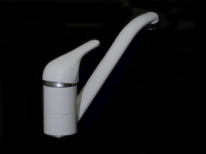Einhebel Küchenarmatur Spüle Wasserhahn Weiss
