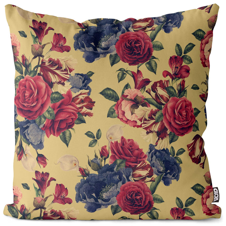 VOID Blumenbouquet Blumenmuster Kissenbezug Kissenhülle Sofakissen Kissen Deko Outdoor-Kissen Dekoki