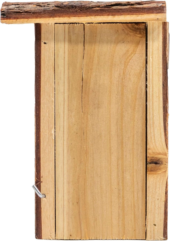mgc24 Vogelhaus für Zaunkönig - Wildvogel Nistkasten zum Aufhängen für Garten und Balkon, aus Holz w
