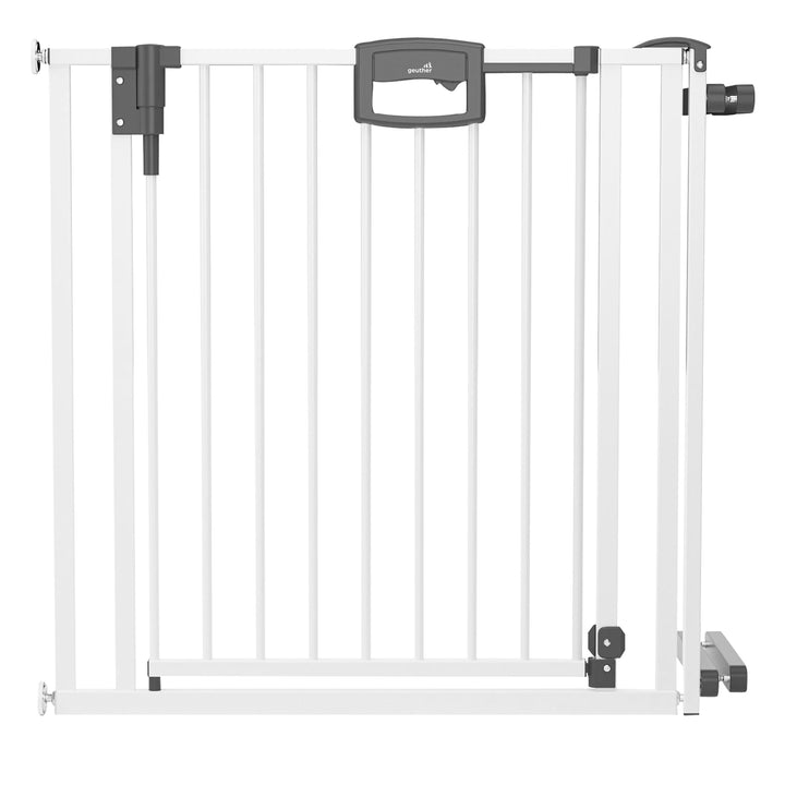 Geuther 4793+ Treppenschutzgitter Passung: 84, 5 cm - 92, 5 cm TÜV/GS zertifiziert Schutzgitter Mont