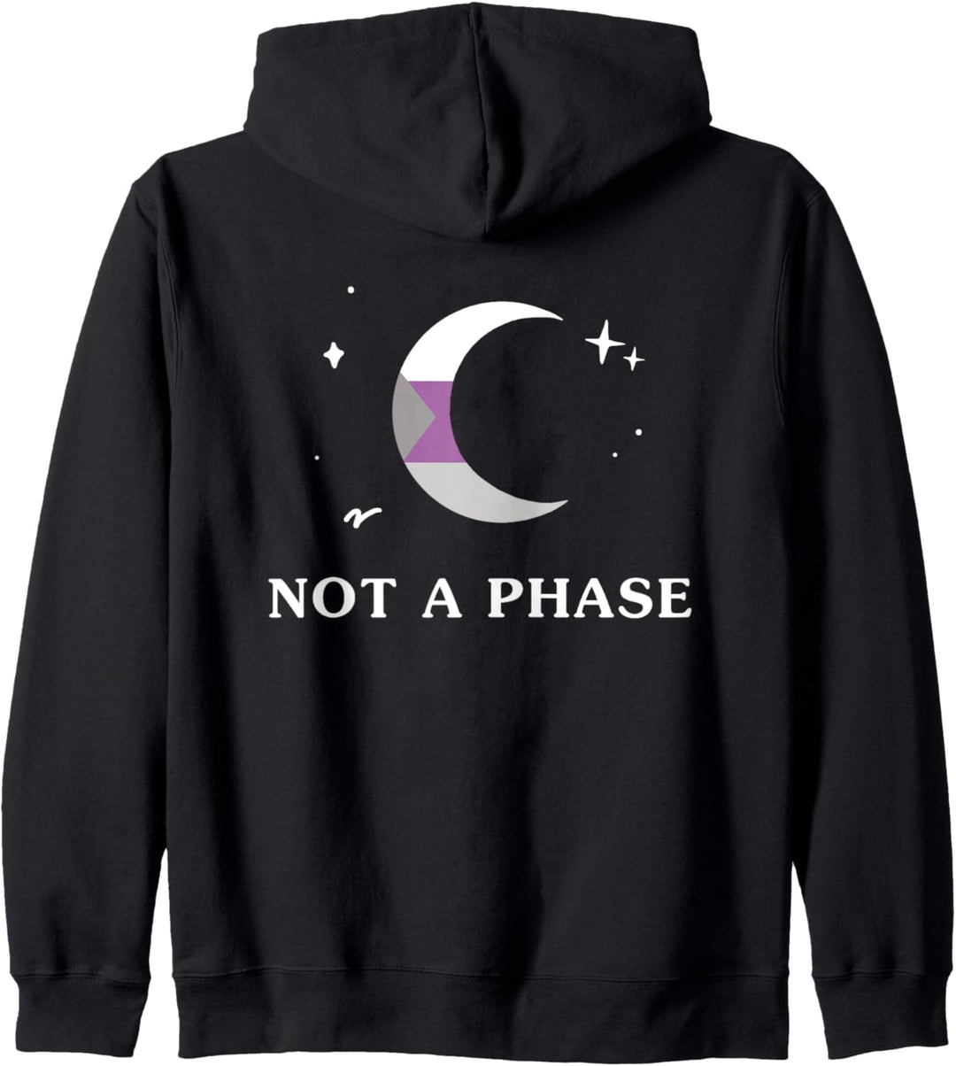 Keine Phase Demisexual LGBTQIA Pride Flagge Monde Kapuzenjacke