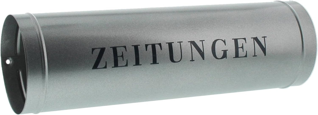 Burg-Wächter Zeitungsrolle mit Seitendeckel, Briefkastenergänzung, Rund, Verzinkter Stahl, 800 SI, S