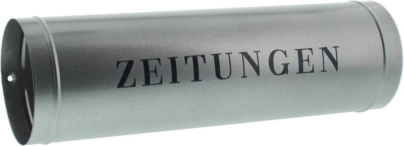 Burg-Wächter Zeitungsrolle mit Seitendeckel, Briefkastenergänzung, Rund, Verzinkter Stahl, 800 SI, S