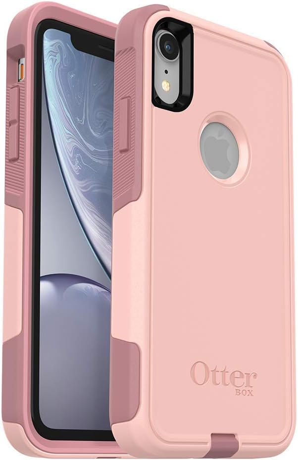 OtterBox Commuter Series Schutzhülle für iPhone Xr – Einzelhandelsverpackung – Ballettweg (Pink Salz
