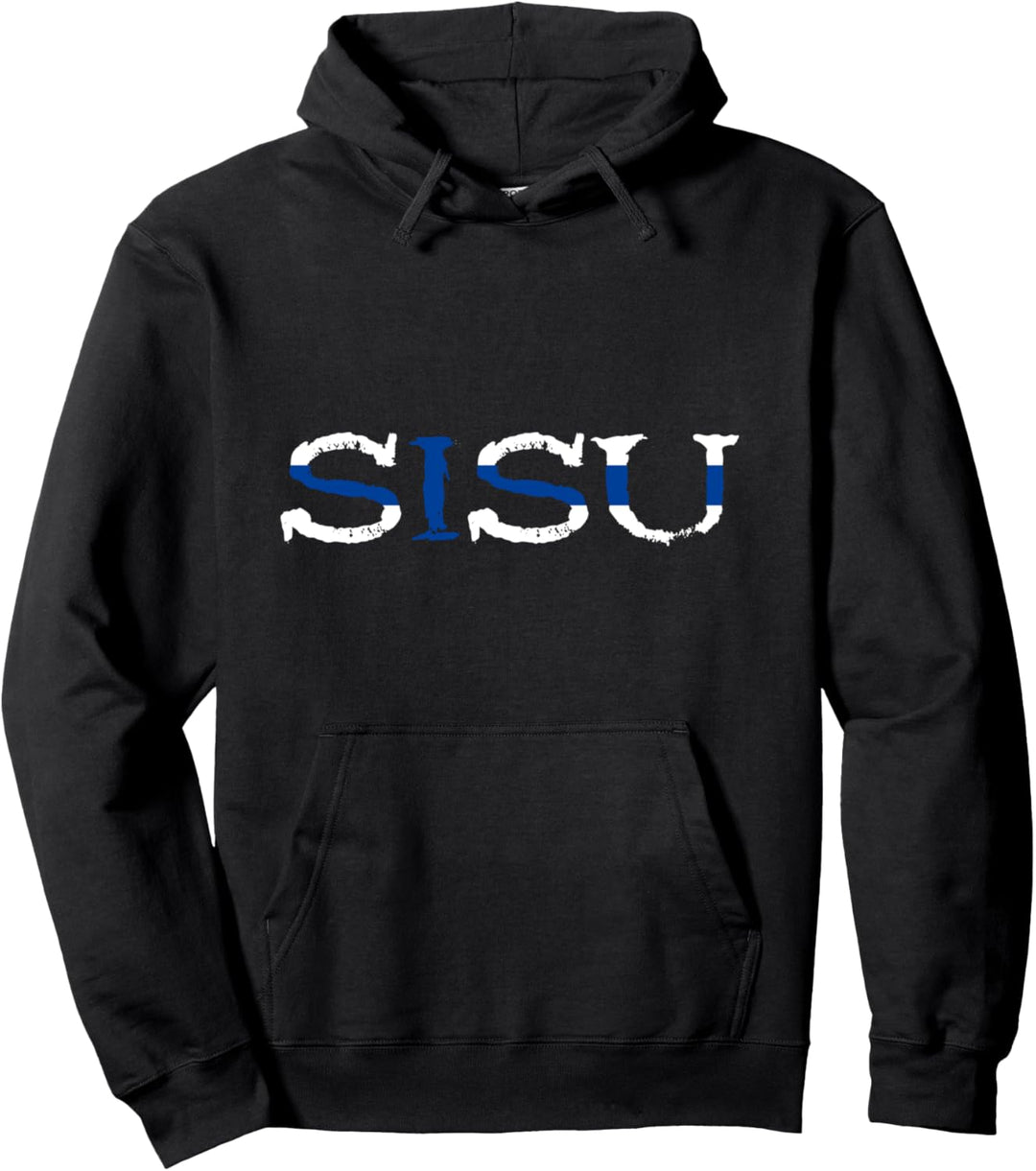 Sisu Suomi Finnland Reise Finne Wurzeln Finnische Flagge Pullover Hoodie