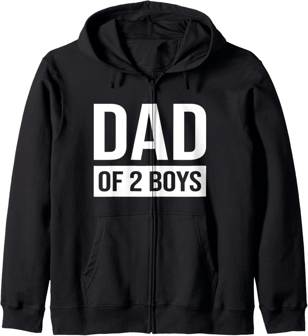 Dad Of 2 Boys Sons Proud Dad Father Father's Day Kapuzenjacke