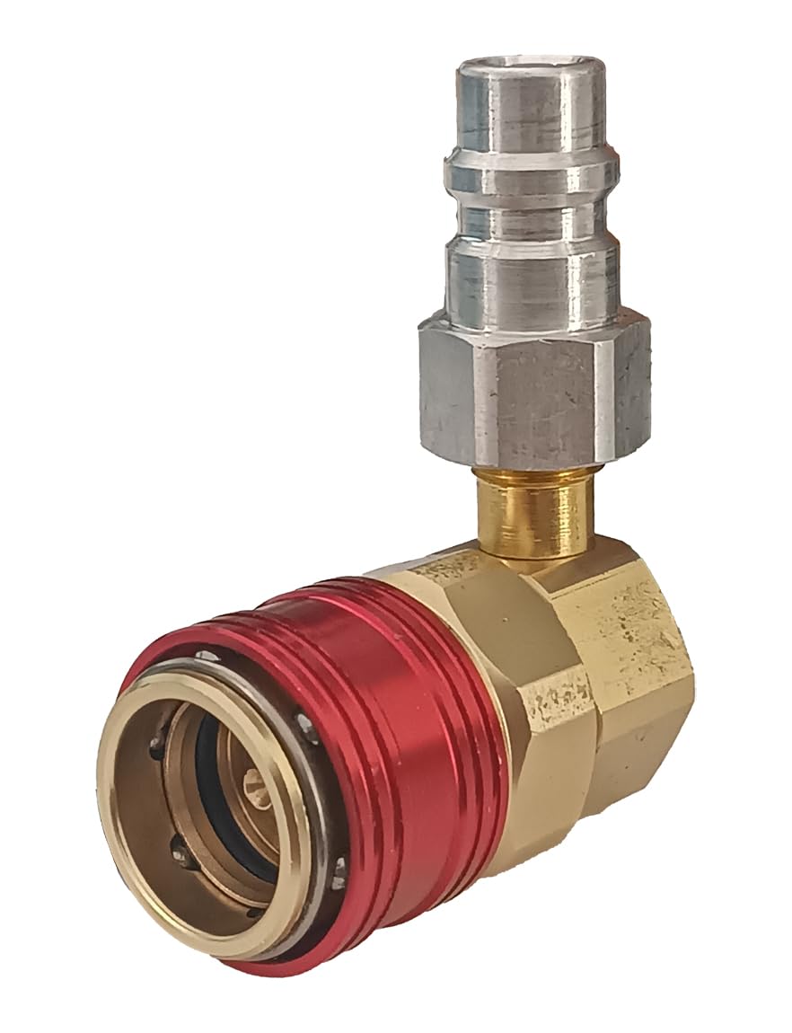 Adapter für Systeme mit Kältemittel R134a, ohne LP-Anschluss (Low Port), für Fahrzeuge bis Baujahr 2
