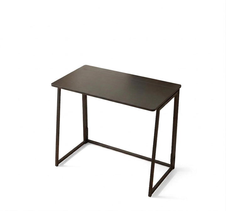 Kleiner Schreibtisch klappbar 80x40cm, kompakter Klapptisch, Platzsparender Computertisch für Wohnzi