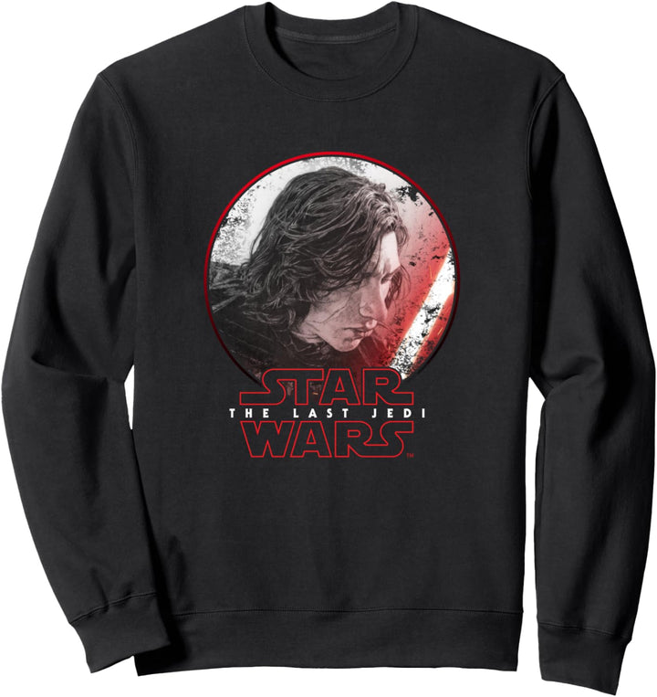 Star Wars Last Jedi Kylo Ren Sketch Portrait Sweatshirt