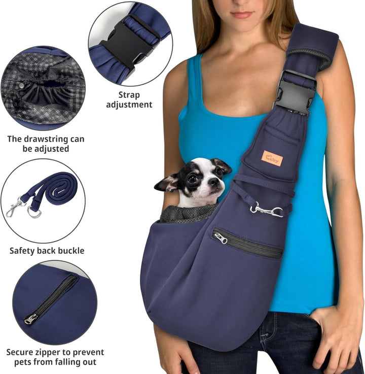 CUBY Tragetücher Sommer Hunde Kleine Hunde Katze Sling Pet Tragetuch Single Schulter Pet Bag für Rei