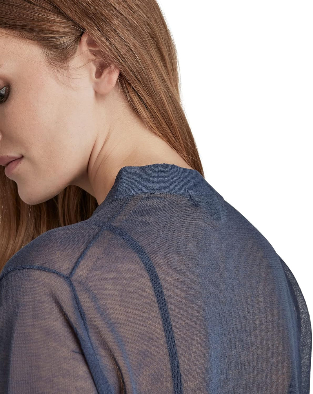 G-STAR RAW Damen Core Cardigan Knits XL Blau (Fantem Blue D21652-d140-863), XL Blau (Fantem Blue D21