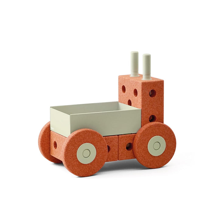 MODU 3-in-1 Baby Walker burnt orange - Laufwagen, Schubkarre + Tritthocker und mehr - NEU - schönes