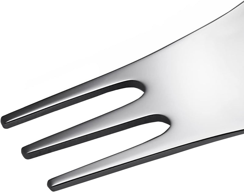 Alessi GIMR01S4 Set bestehend aus vier Multifunktionsbestecke aus Edelstahl 18/10 glänzend poliert