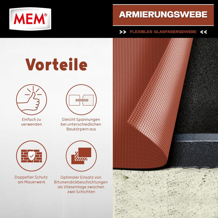 MEM Panzer Vlies 10x1m