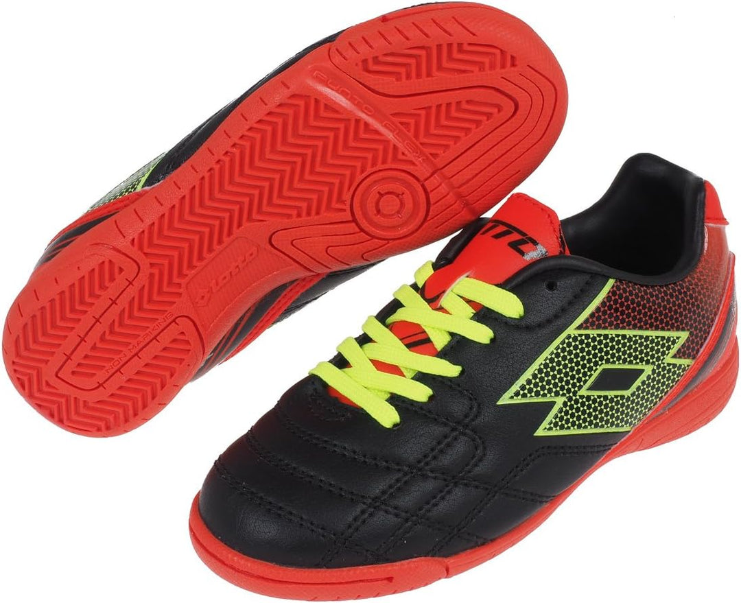 Lotto Spider XI ID Junior L, Jungen, Black/Yellow Safety 36 EU Black Yellow Safety, 36 EU Black Yell