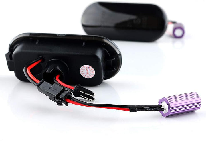 LIGHTDELUX Ersatz für 2 x LED Blinkleuchte Blinker Seitenblinker links rechts ohne Fehlermeldung Bla