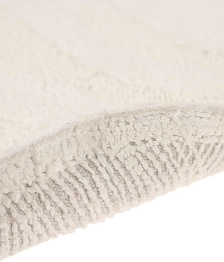 RugVista Badematte Breeze, ∅ 70 cm, Rund, Mittelflor, Anti-Rutsch, Moderner Badteppich, Maschinenwas