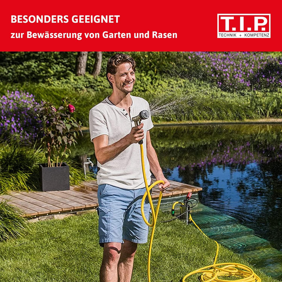 T.I.P. 30136 Tauchdruckpumpe Drain 6000/36 (950 W, max. 6.000 l/h, 34m Förderhöhe, Fremdkörper bis 2