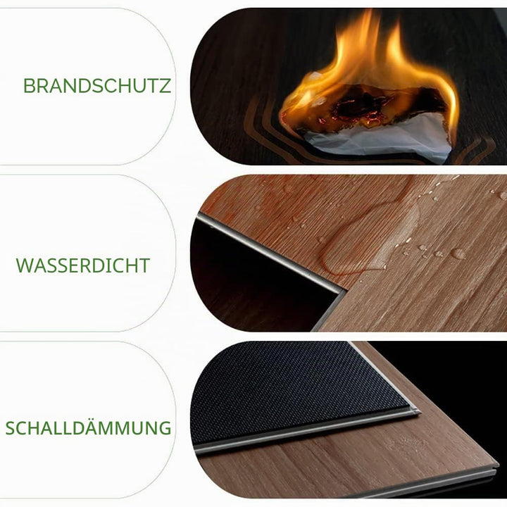 INMOZATA 5,01m² PVC Bodenbelag Selbstklebend Holzoptik Vinylboden Selbstklebend Rutschfeste Wasserfe