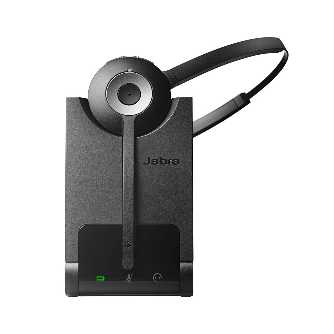 Jabra Pro 920 DECT Kabelloses On-Ear Mono Headset - HD Voice und Noise Cancelling - ganztägige Akkul