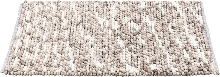 WENKO Badteppich Urdu Taupe, Badematte, sicher, weich,