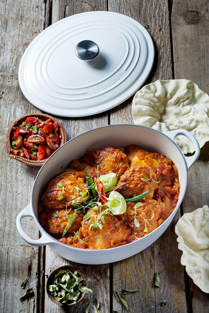 Le Creuset Signature Gusseisen-Bräter mit Deckel, Ø 31 cm, Oval, Für alle Herdarten und Induktion ge